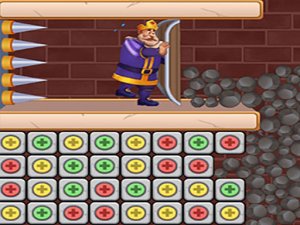 Princess Rescue Fruit Match Puzzle