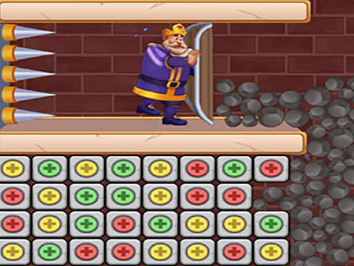 Princess Rescue Fruit Match Puzzle