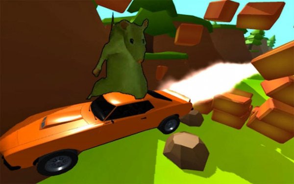 Hover Cart Brick Smasher
