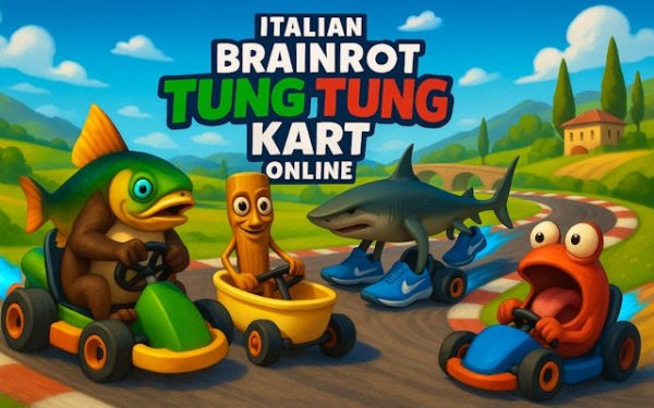 Italian Brainrot: Tung Tung Kart Online Racing Game