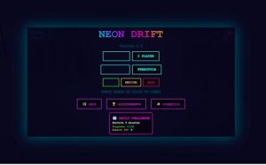 Neon Drift: Cyber Arcade precision fighter