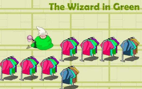 The Wizard in Green: Portal Escape