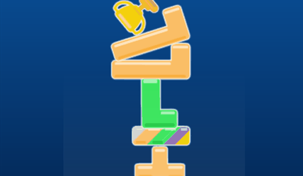 Geometry Tower Stacking Puzzle