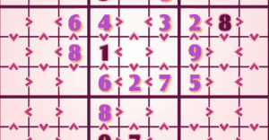 Greater Than Sudoku Puzzle Game