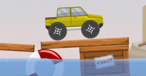Car Ferry Bridge Building Game