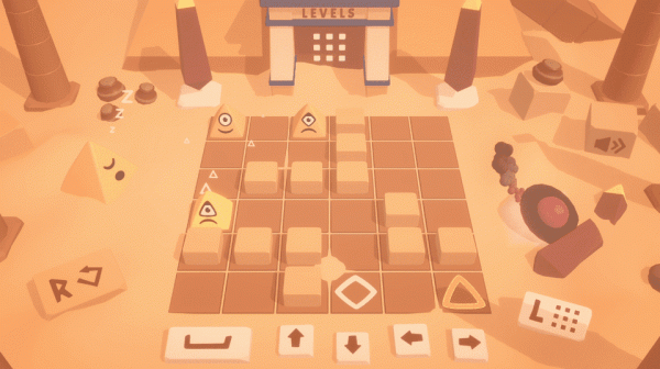 Aliens Moved the Pyramids Puzzle Game