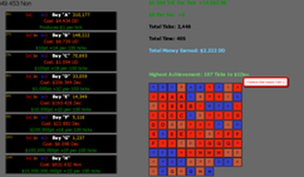 Multiplicative Idle Online Game